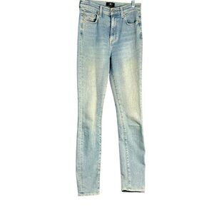 7 For all Mankind High Waist Skinny Jeans Sz 26